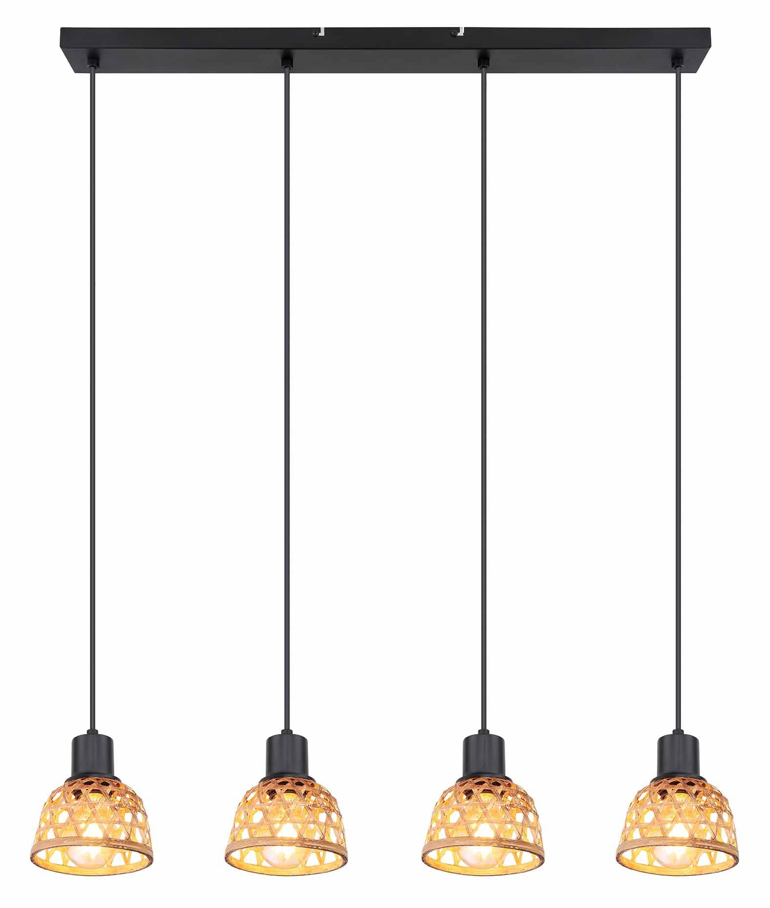 hanglamp-4-kap-zwart-bruin-bamboeweefsel-globo-wenna-variant-image1
