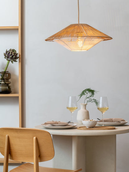 Lampada a sospensione in carta di colore naturale affascinante GOOD&MOJO Lumbini – immagine 6