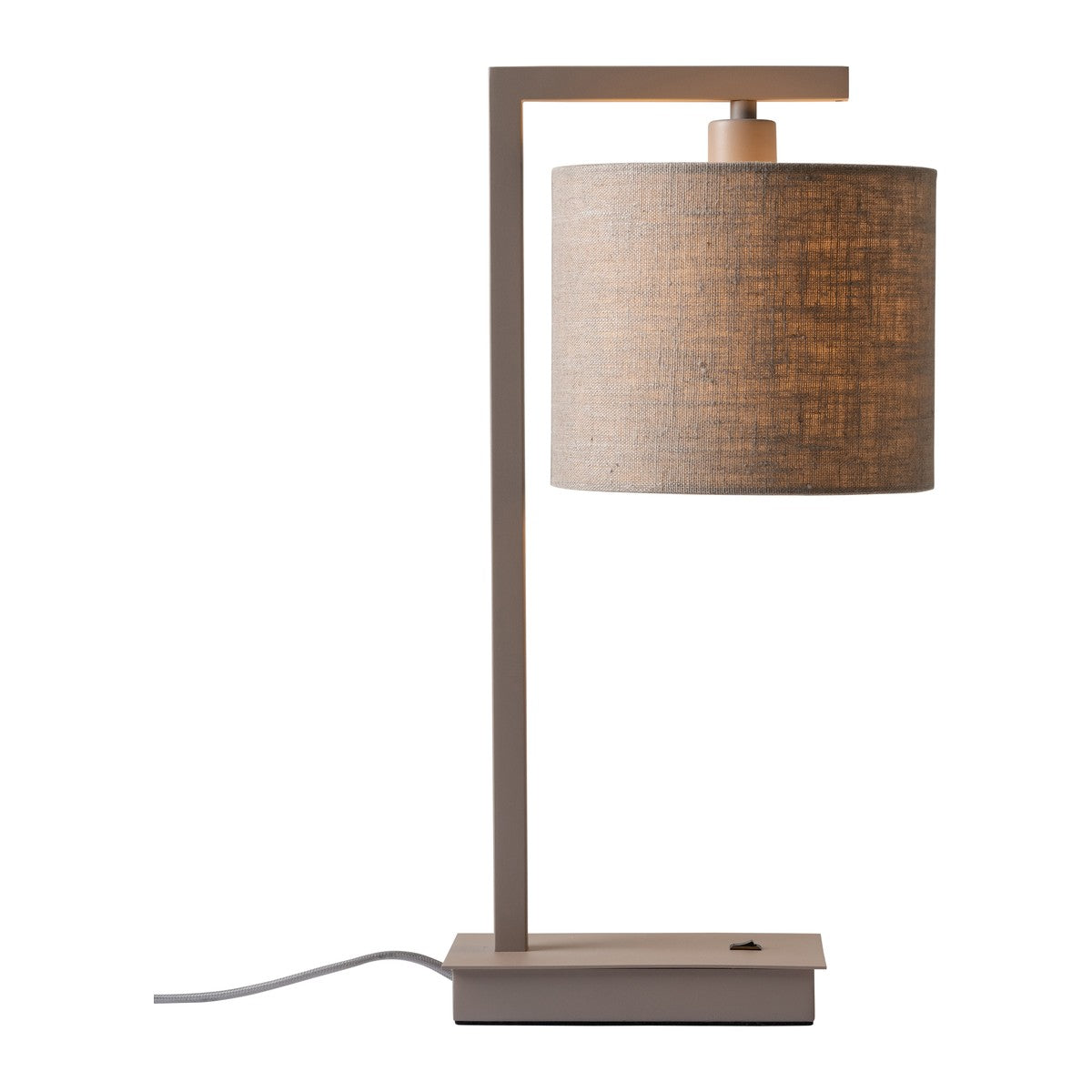 Lampa de masă elegantă din in bej și taupe It's About RoMi Boston