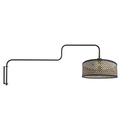wandlamp-naturel-bamboe-trendy-zwart-steinhauer-bloeba-main-image
