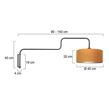 metalen-wandlamp-trendy-gouden-veloursstof-steinhauer-bloeba-variant-image7