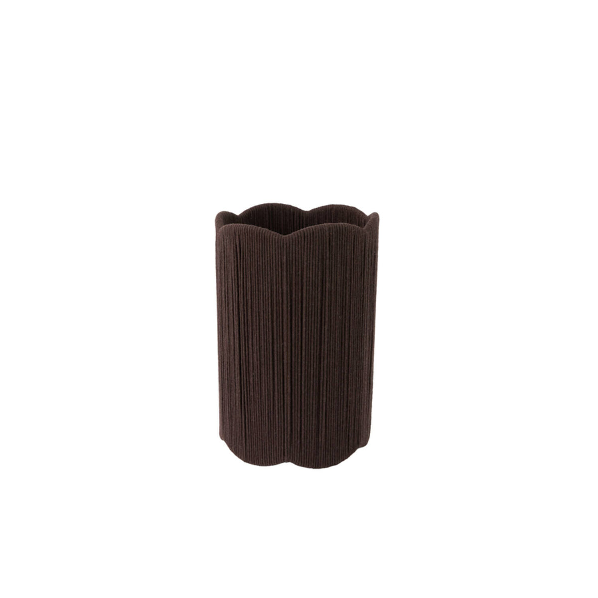 Kleine chocoladebruine lampenkap Light & Living Siva