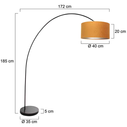 zwarte-moderne-booglamp-met-oranje-lampenkap-mexlite-solva-variant-image7