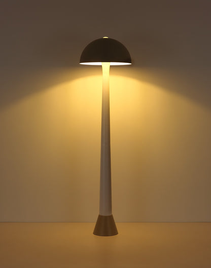 Suwena metalna podna lampa u boji pijeska – slika 5