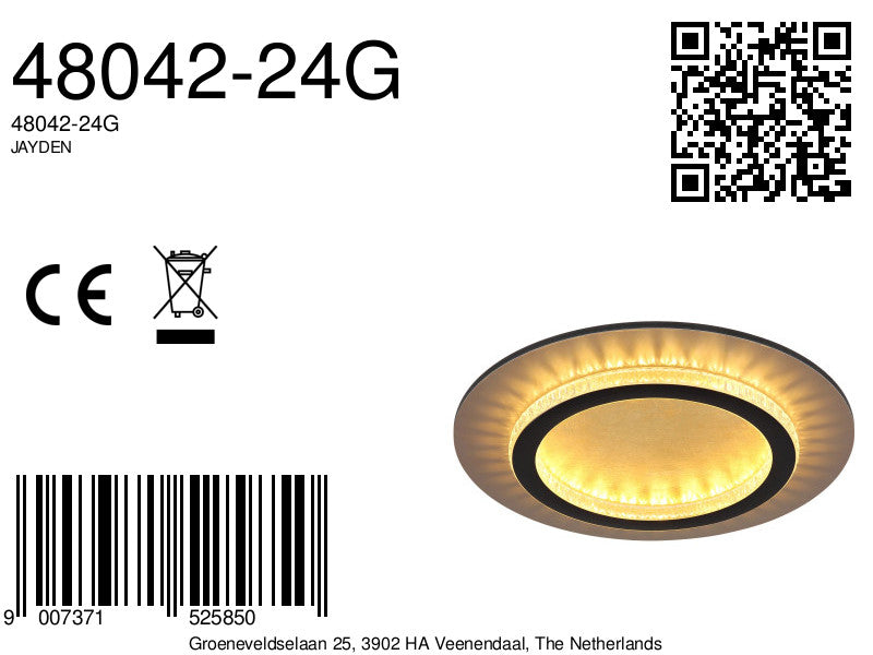 elegante-matzwarte-plafondlamp-met-gouden-accenten-jayden-variant-image8a