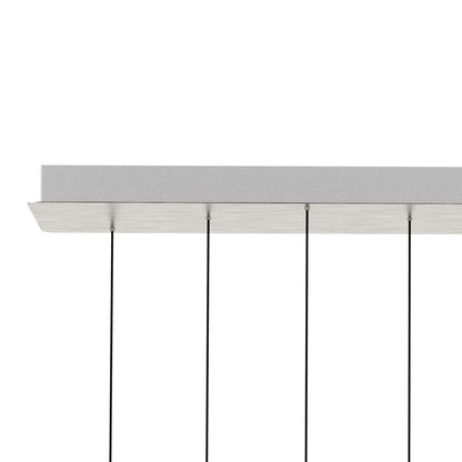 Luminária de mesa de jantar de 9 luzes com vidro fumê Steinhauer Volari – imagem 6