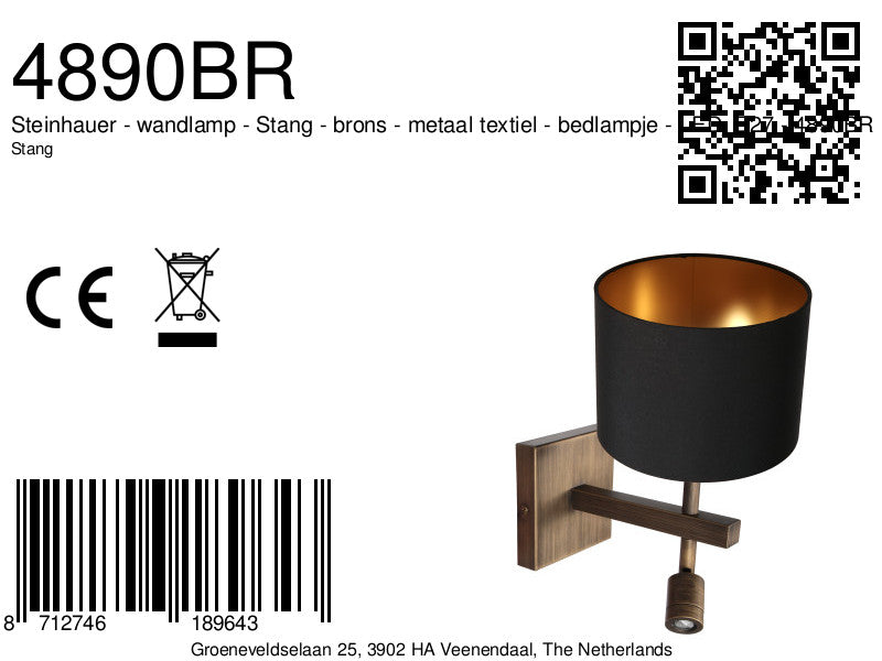 bronzen-wandlamp-met-zwart-linnen-en-gouden-binnenkant-steinhauer-stang-variant-image8a