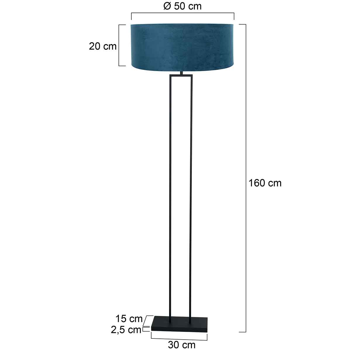 moderne-zwarte-vloerlamp-met-groene-lampenkap-steinhauer-stang-variant-image7