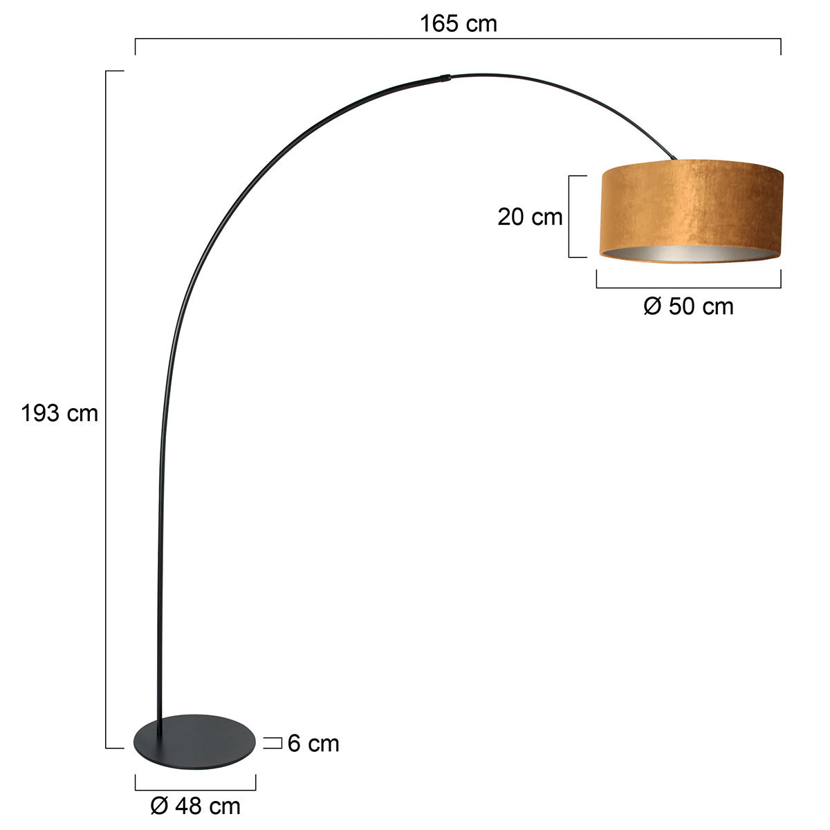 booglamp-zwart-met-velvet-gouden-kap-anne-lighting-curve-variant-image7