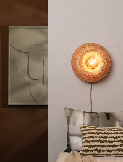 Lampada da parete in bambù color naturale caldo GOOD&MOJO Barbados – immagine 1