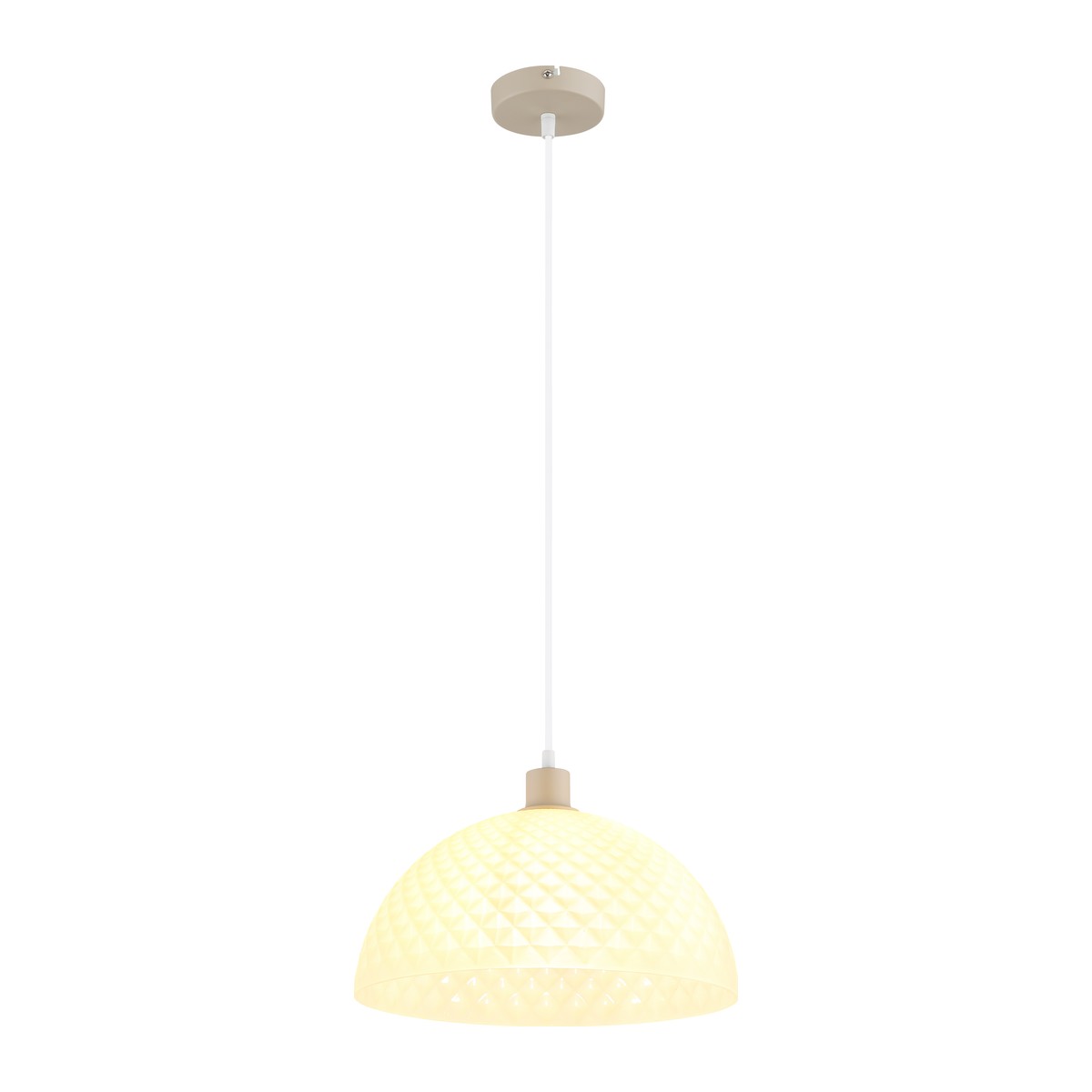 Luminária pendente de vidro areia luxuosa