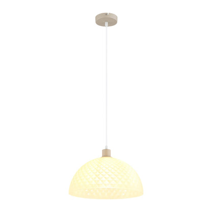 Luminária pendente de vidro areia luxuosa