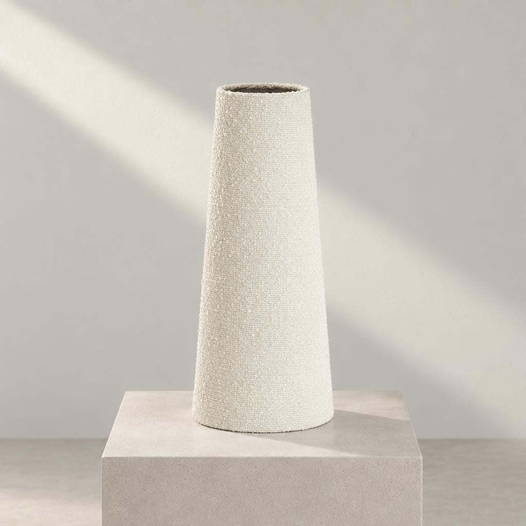 Beige ronde lampenkap Light & Living Oruro – studiobeeld