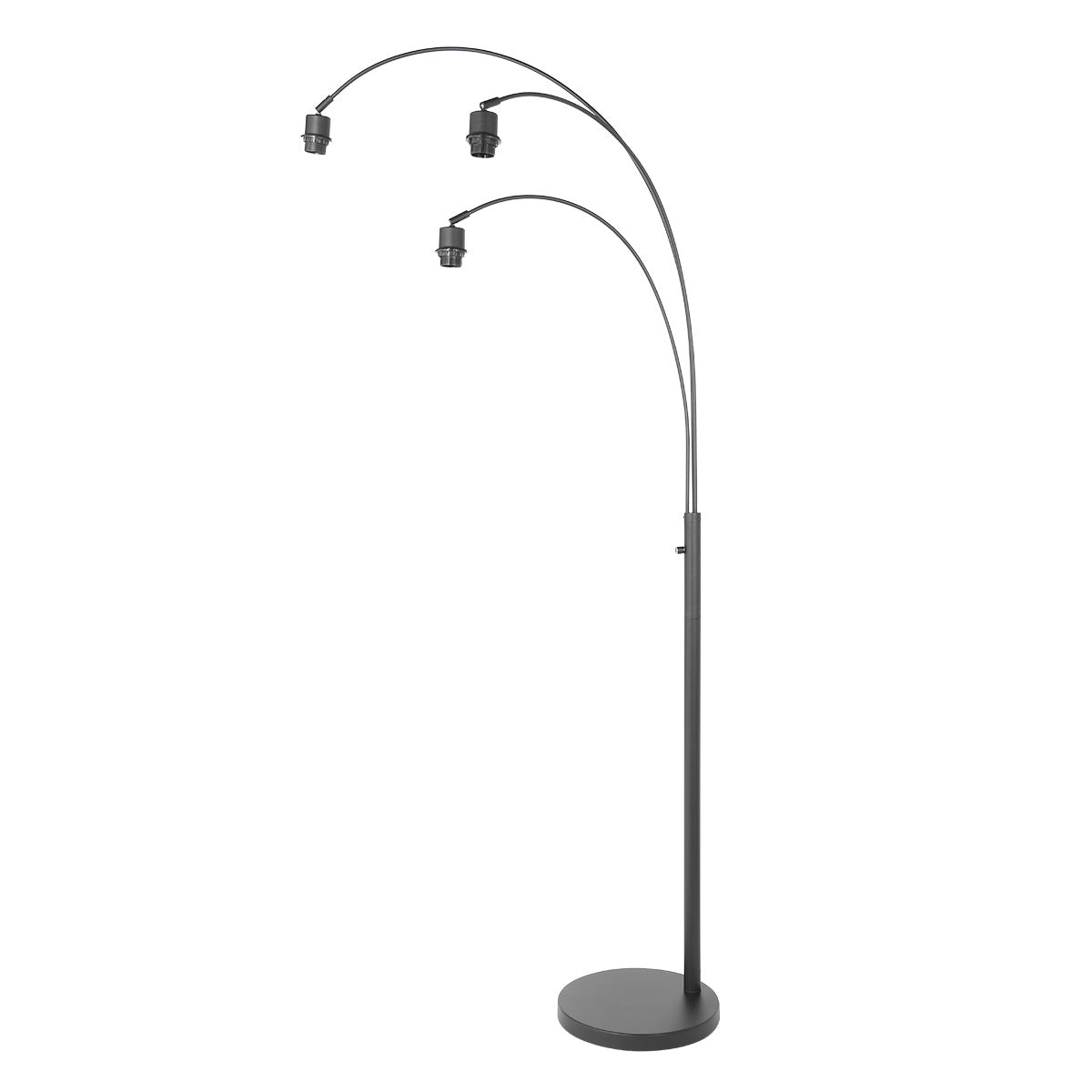 Черна аркова подова лампа Steinhauer Sparkled Light – изображение 1