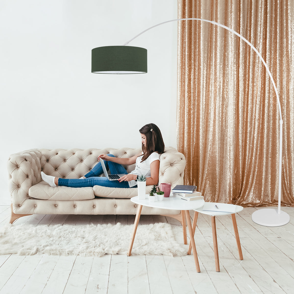 verstelbare-booglamp-met-groene-kap-steinhauer-sparkled-light-variant-image2