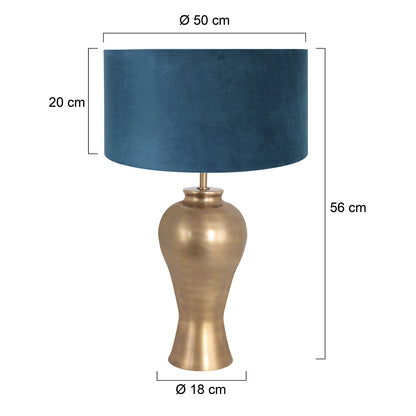 bronzen-lampenvoet-met-blauwe-velvet-kap-steinhauer-brass-variant-image7