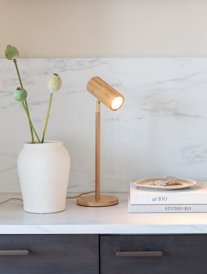 Lampada da tavolo in bambù naturale grande GOOD&MOJO Java – immagine 5
