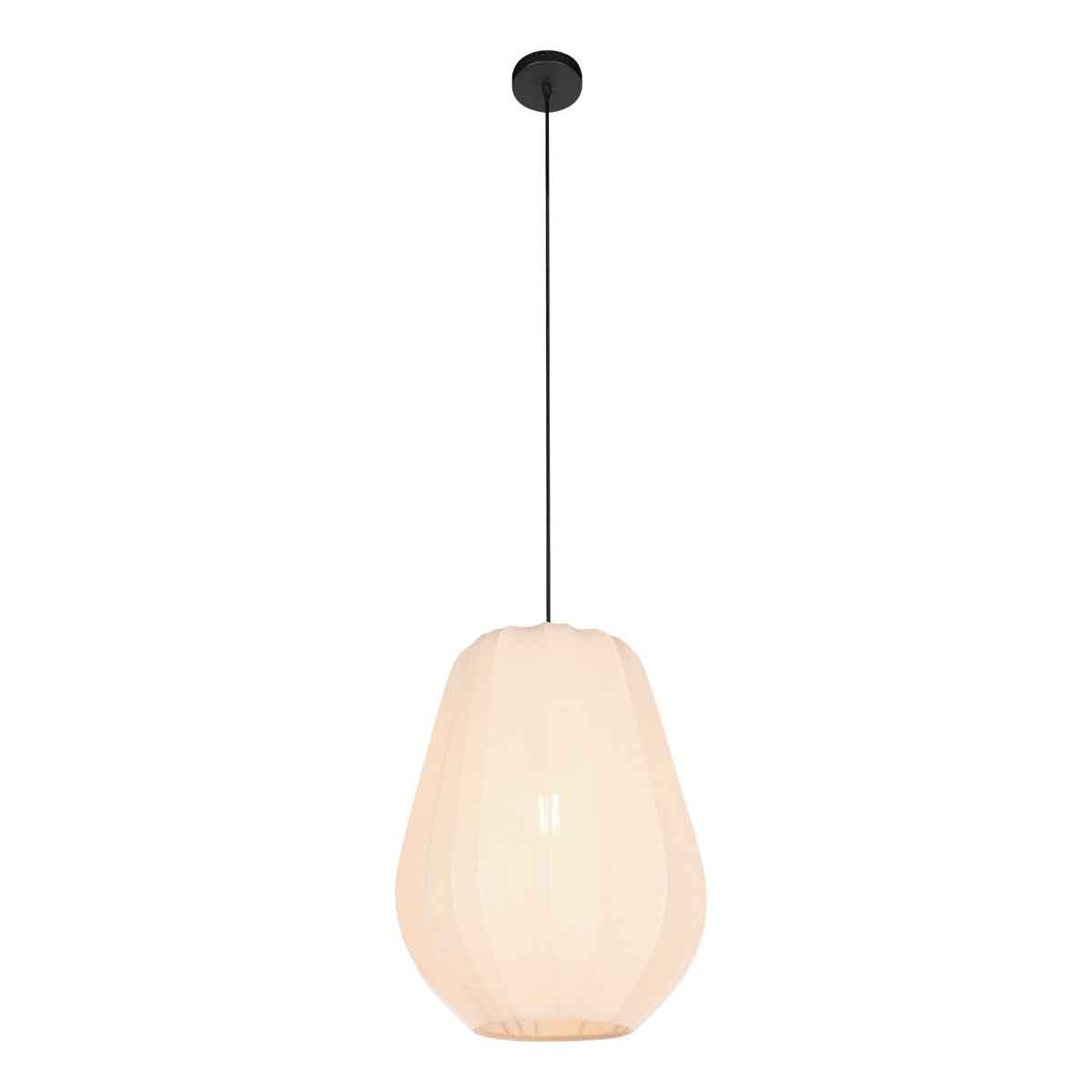 Cream Japandi Pendant Light Anne Lighting Sable – image 1