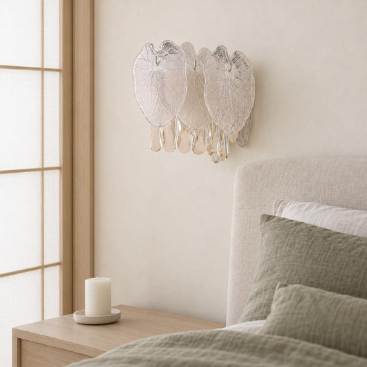 Benjamin Chrome Crystal Wall Light – lifestyle image