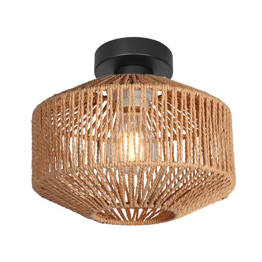 zwarte-plafondlamp-met-compacte-touwkap-steinhauer-bloeba-main-image