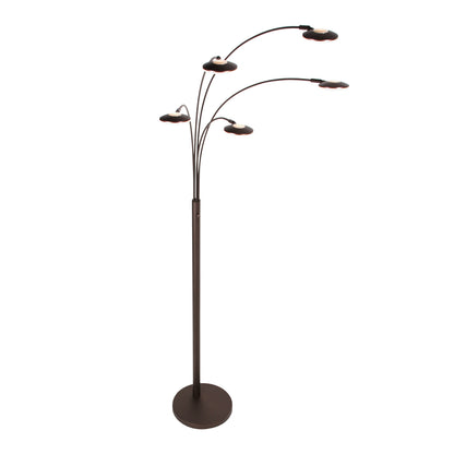 mexlite-synna-5-lichts-booglamp-cacao-met-led-en-dimmer-variant-image1