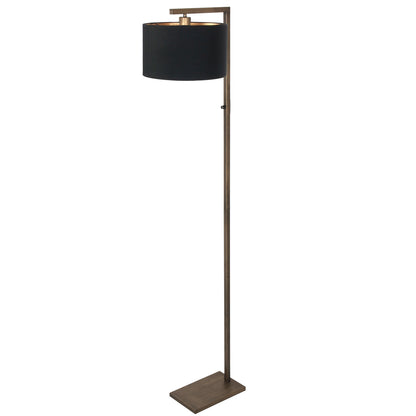 chique-bronzen-vloerlamp-met-zwart-en-goud-van-steinhauer-main-image