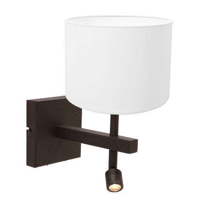 wandlamp-in-cacao-met-gouden-velours-en-apart-leeslampje-steinhauer-stang-main-image