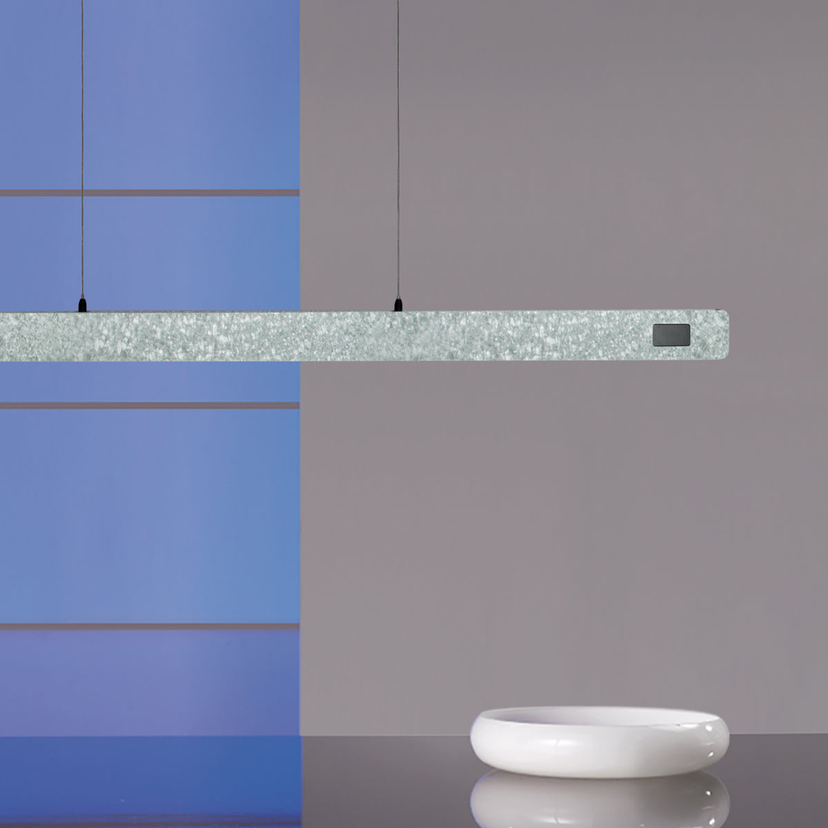 Steinhauer Fluxy LED Pendant Light in Steel with Motion Dimmer – image 2