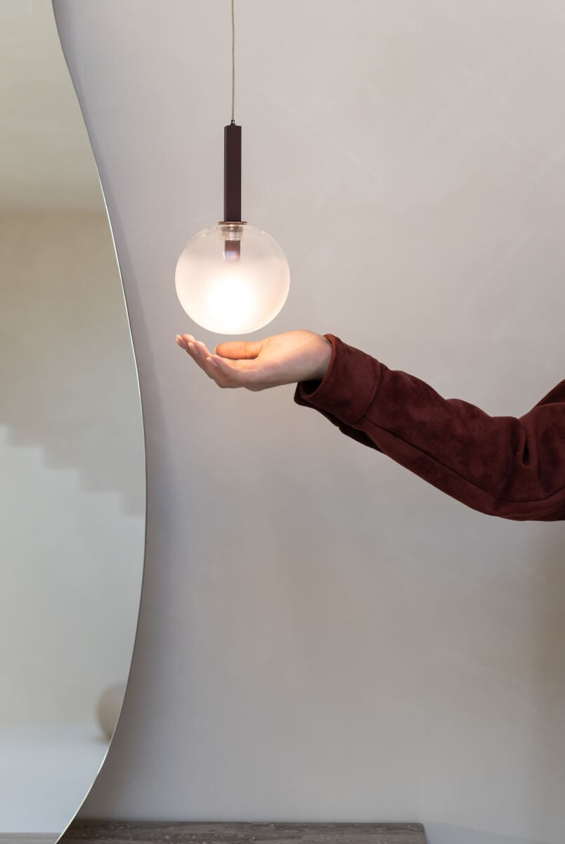 Candeeiro pendente bordeaux atemporal It's About RoMi Murano – imagem 3
