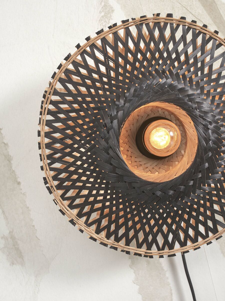 zwarte-bamboe-bohemian-wandlamp-xs-good-mojo-kalimantan-variant-image3