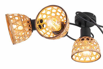 plafondlamp-5-kap-bamboeweefsel-zwart-bruin-globo-wenna-variant-image2