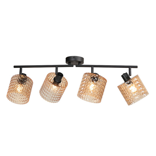 zwarte-plafondlamp-met-vier-amberkleurige-lichtpunten-mexlite-ocre-main-image
