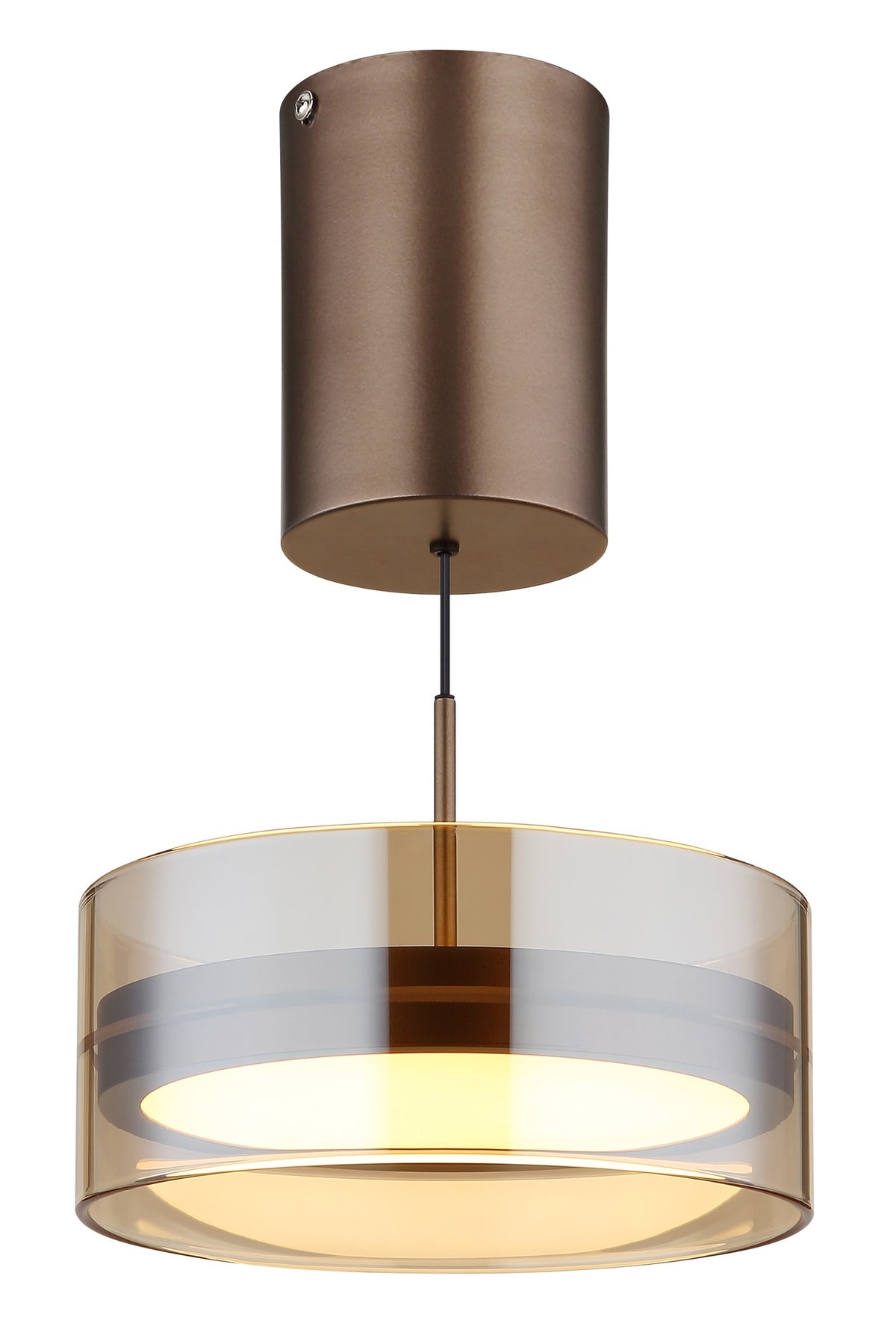 Pequeno candeeiro pendente LED cor de café – imagem 4