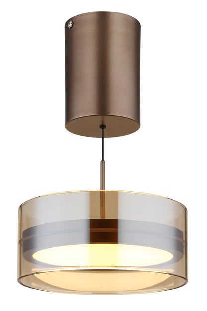 Pequeno candeeiro pendente LED cor de café – imagem 4