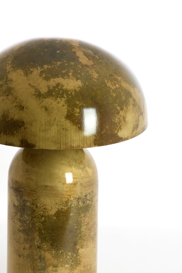 Didelė auksinė metalinė stalinė lempa Light & Living Tolima – nuotrauka 2