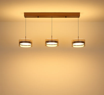 Grande lâmpada de pendurar LED na cor café – imagem 8