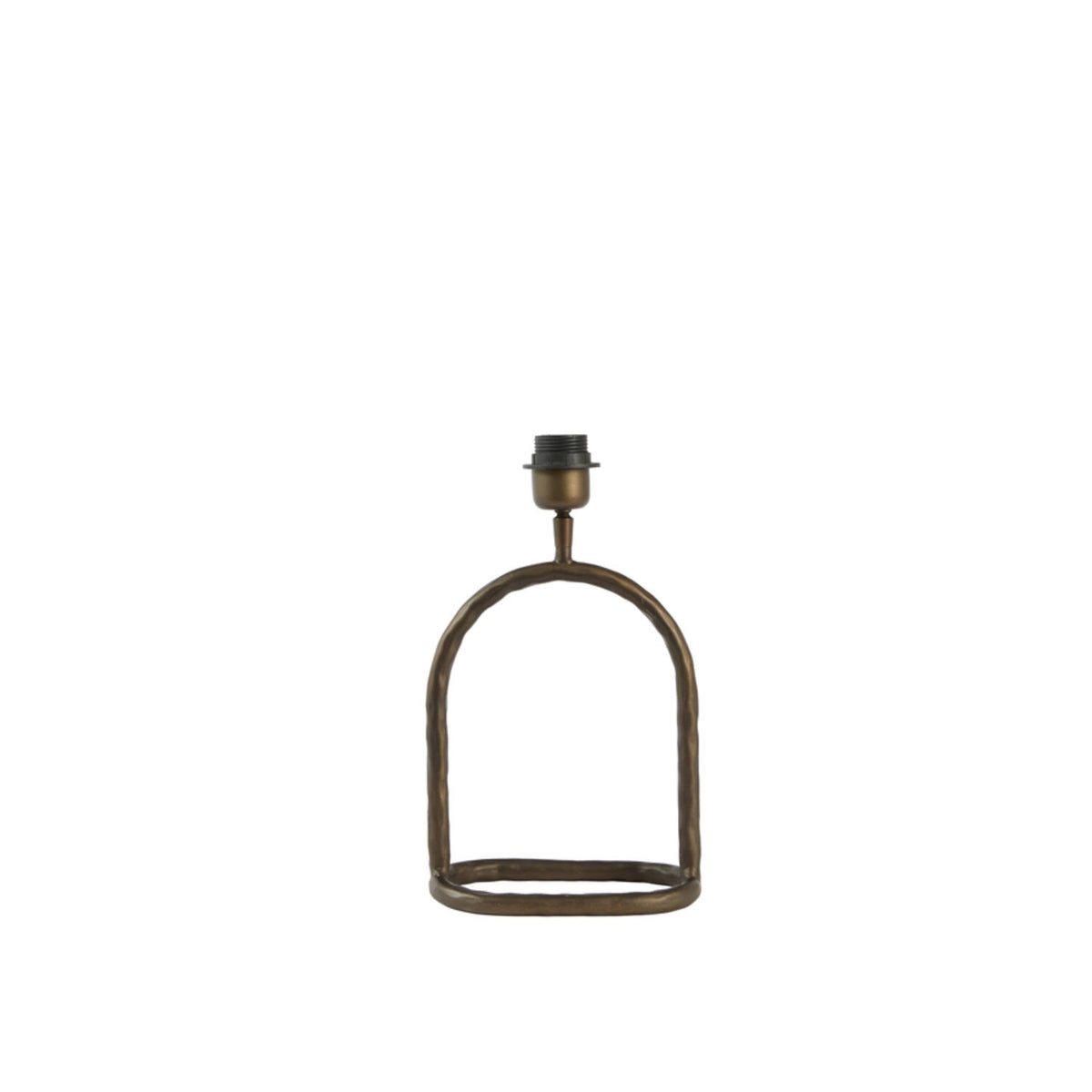 Piccolo piedistallo in metallo color bronzo Light & Living Eliora