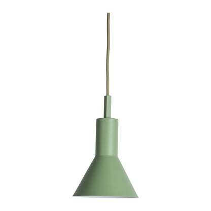 Luminária suspensa metálica verde matcha sutil It's About RoMi Stavanger
