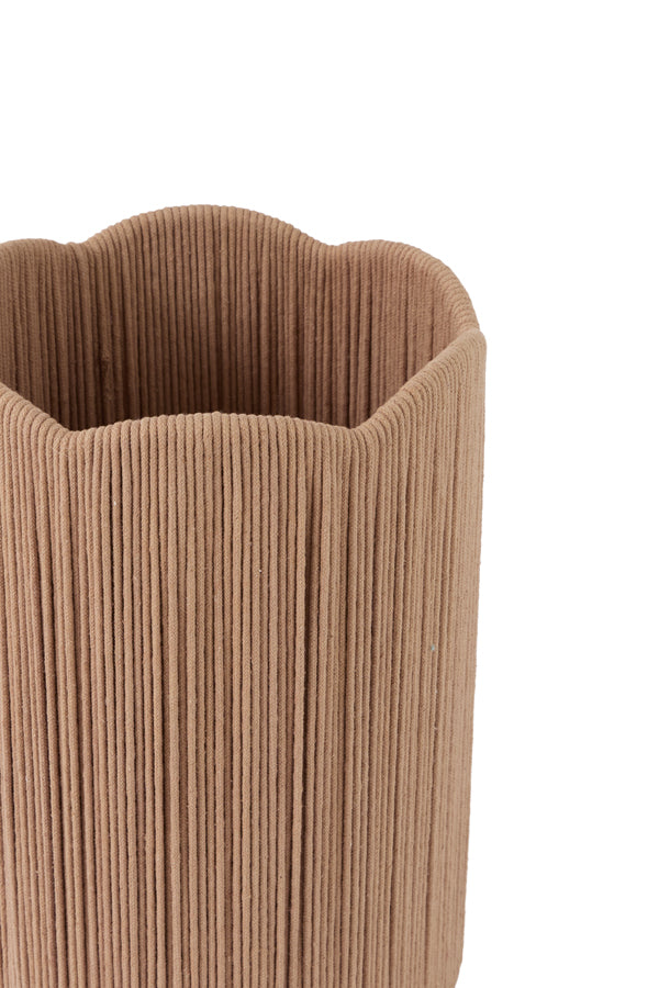 Lampă cu abajur mic de culoare nisipoasă Light & Living Siva – imaginea 1