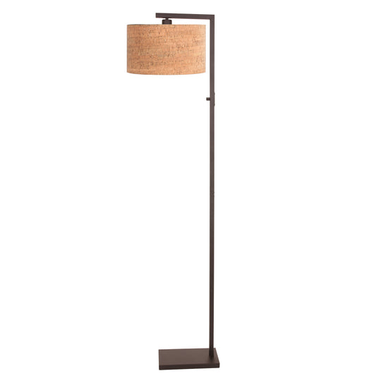 stoere-cacao-wandlamp-met-grijs-linnen-en-gericht-leeslicht-steinhauer-stang-main-image
