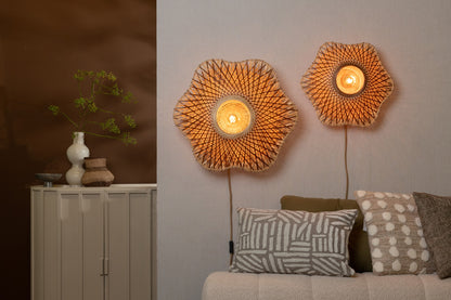 Lampada da parete in bambù naturale e marrone GOOD&MOJO Madura – immagine 5