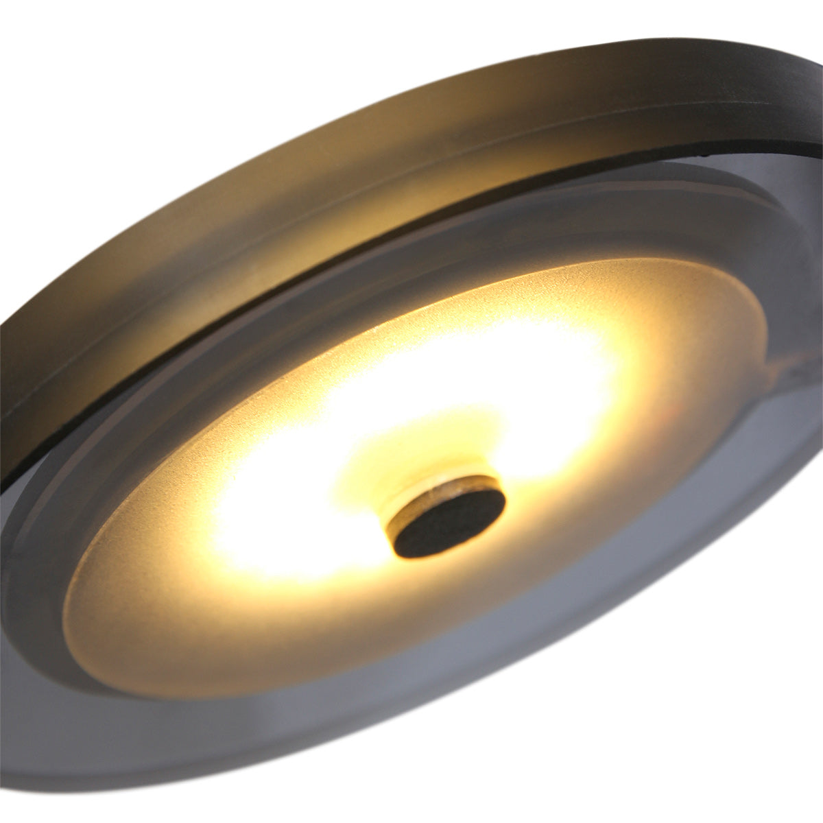 LED nástěnná lampa Steinhauer Turound, kouřové sklo – obrázek 5