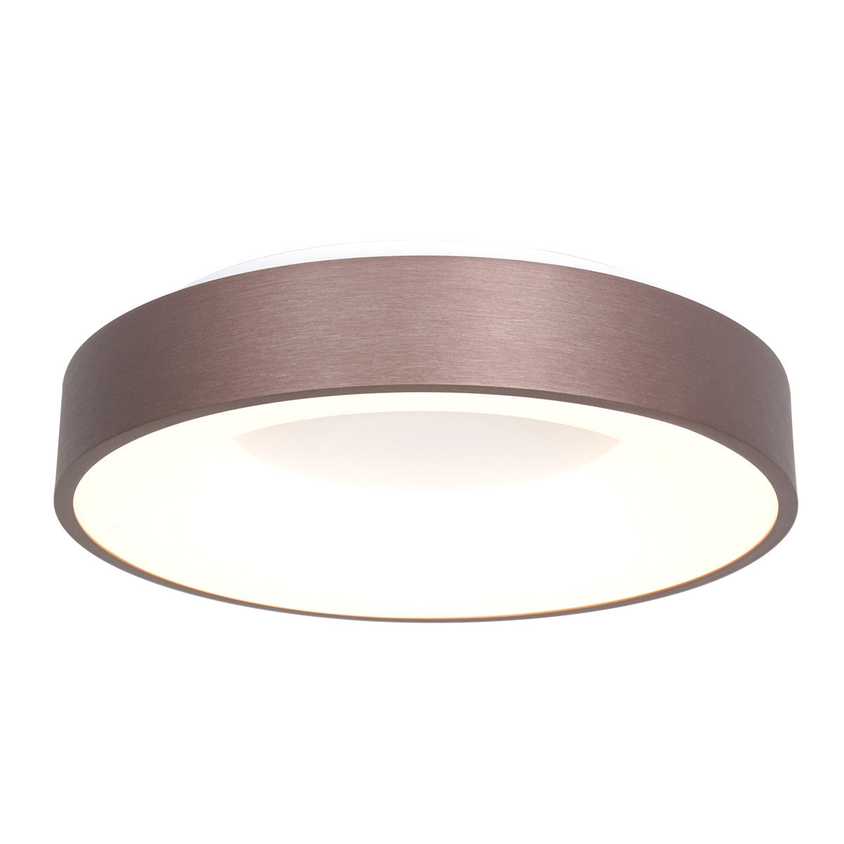 Steinhauer Ringlede plafonnière brons 48 cm LED