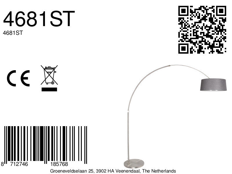 staalkleurige-booglamp-met-rustige-creme-kap-steinhauer-sparkled-light-variant-image8a