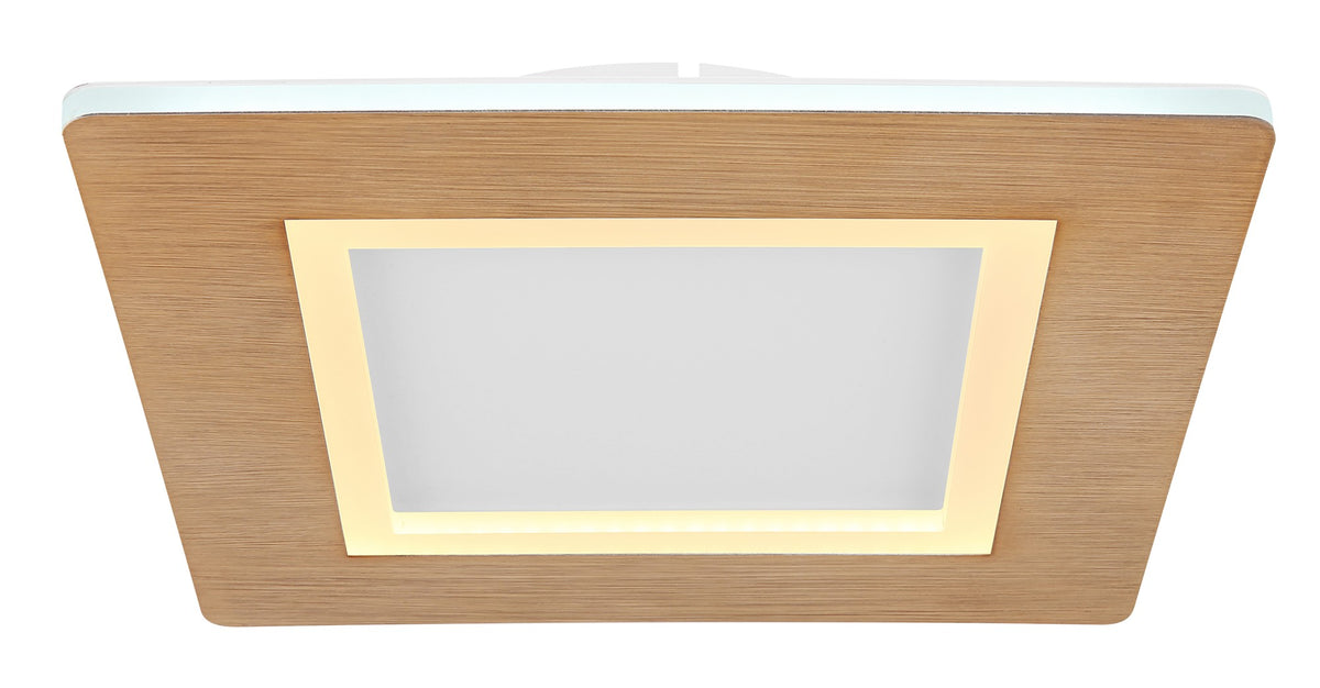 Lâmpada de teto LED metálica branca refinada – imagem 2