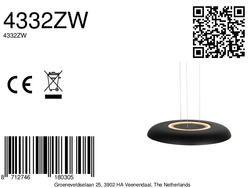 moderne-design-hanglamp-zwart-met-gouden-binnenzijde-led-steinhauer-golden-veil-variant-image8a