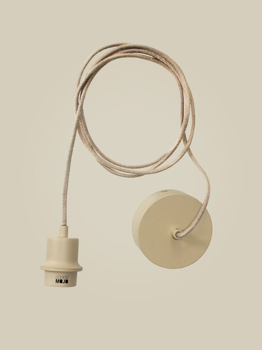 Luminária suspensa de algas marinhas em cor natural quente GOOD&MOJO Santorini – imagem 3