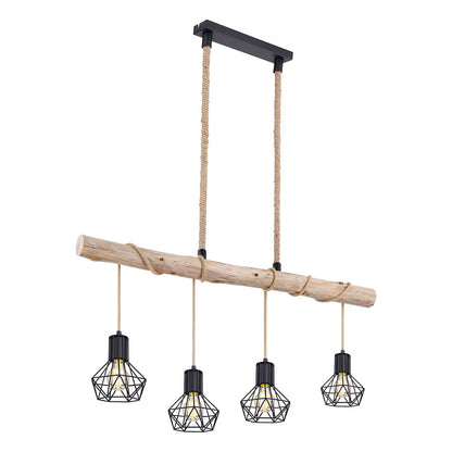 hanglamp-zwart-4-diamantkap-hout-hennep-globo-priska-main-image