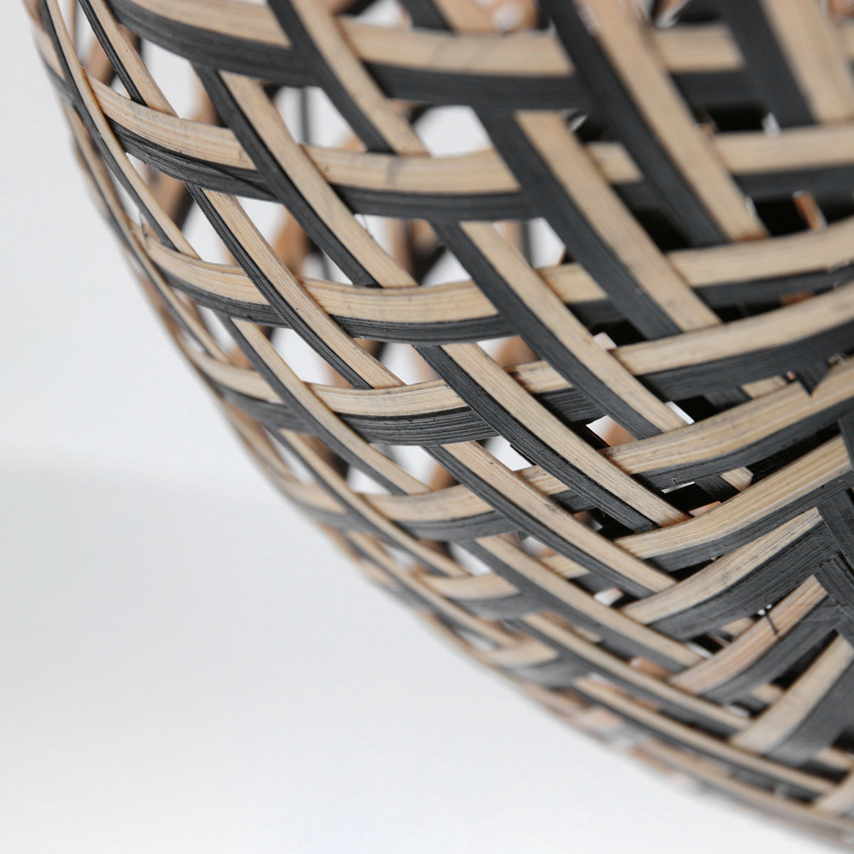 Bambusowa lampa sufitowa Anne Lighting Maze Ø40 cm – zdjęcie 11