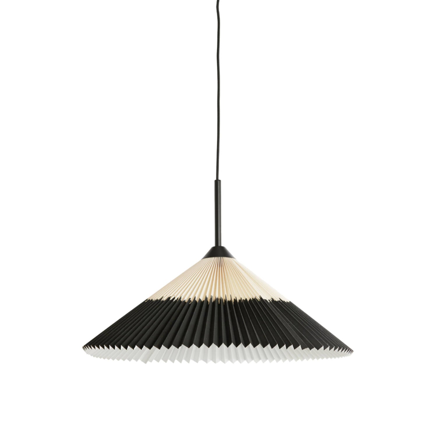 hanglamp-naturel-zwart-textiel-geplooid-light-living-pleated-main-image